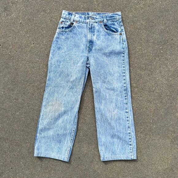Levi's | Jeans | Vintage 8s Levis 505 Student Fit Acid Wash Jeans